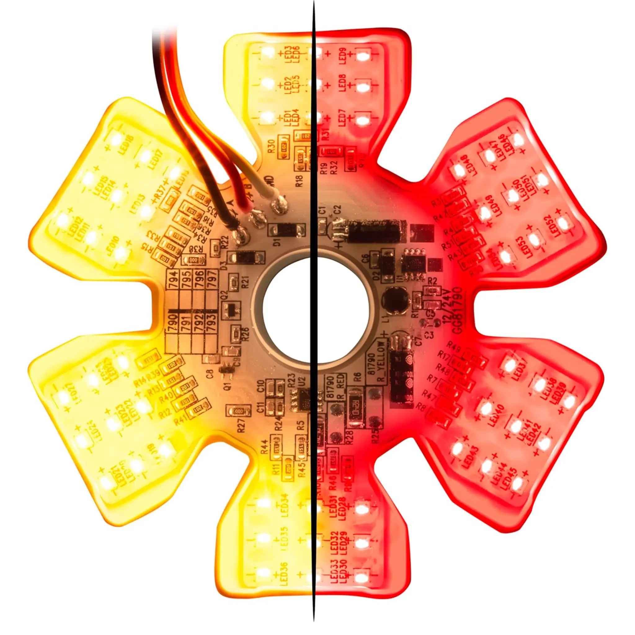 Grand General– Ultra Thin Hex Air Cleaner Dual Color LED Light