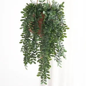 4pcs Lifelike Eucalyptus & Ivy Hanging Plant - 2-Head, UV-Resistant Artificial Greenery for Outdoor Garden & Indoor Home Decor | Ideal for Spring, St. Patrick's Day, Weddings, Thanksgiving & More, Garden Decorations