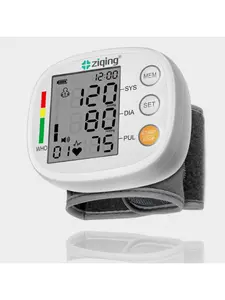 Digital Wrist Blood Pressure Monitor Automatic BP Cuff Heart Rate Machine