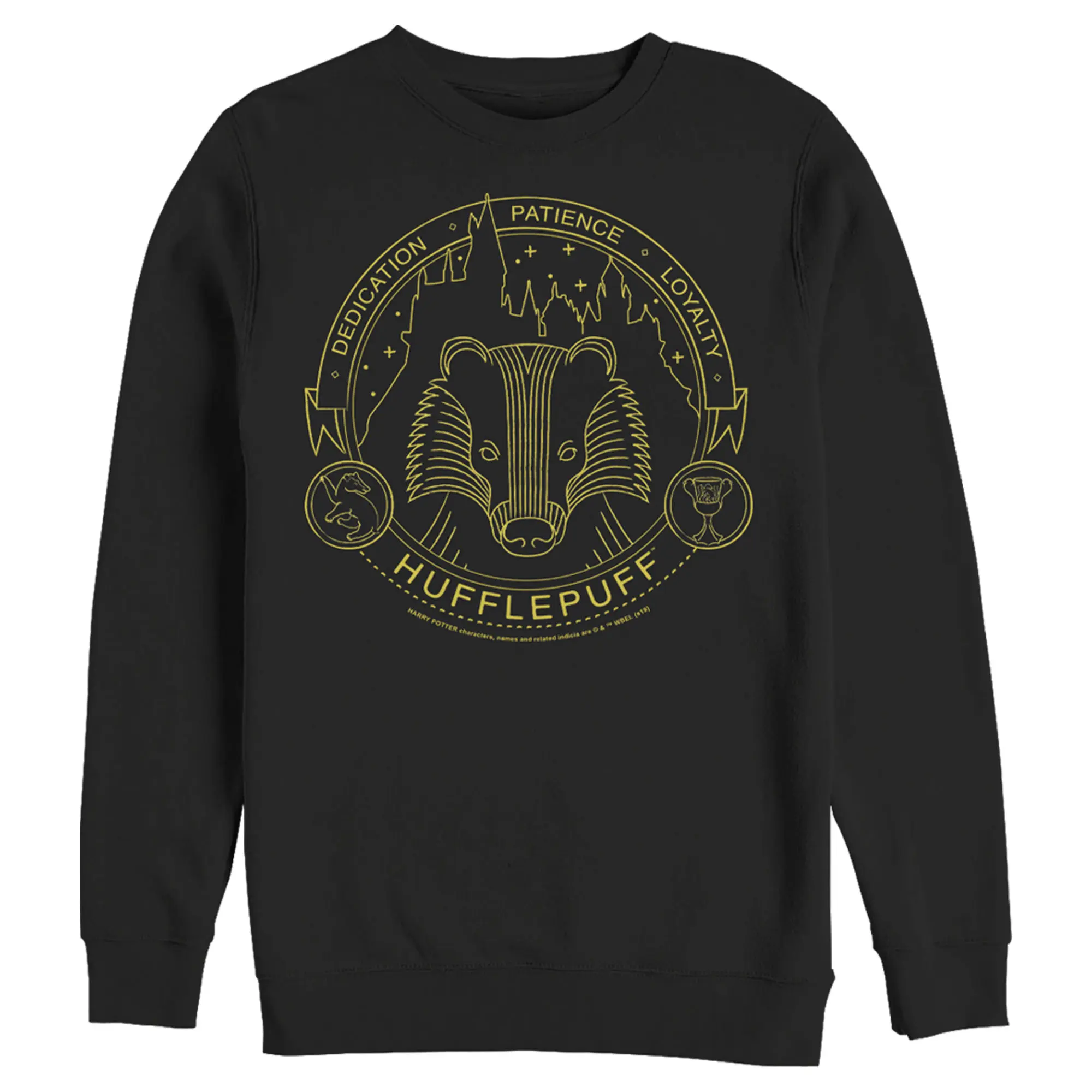 Men's Harry Potter Hufflepuff House Emblem Sweatshirt