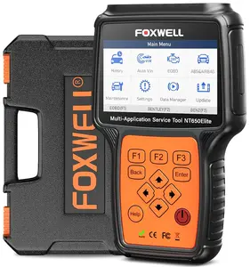 FOXWELL NT650 Elite Car Scanner, ABS SRS Engine Diagnostic Scan Tool with EPB/DPF/Oil Reset/ABS Bleeding/TPMS/SAS Calibration 25 Maintenance Services, Professional OBD2 Scanner OBDII Automotive Code Reader