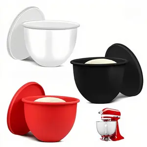 3Pcs Silicone Bowl Liner for 5 Qt KitchenAid Mixer | Non-Slip & Dishwasher Safe