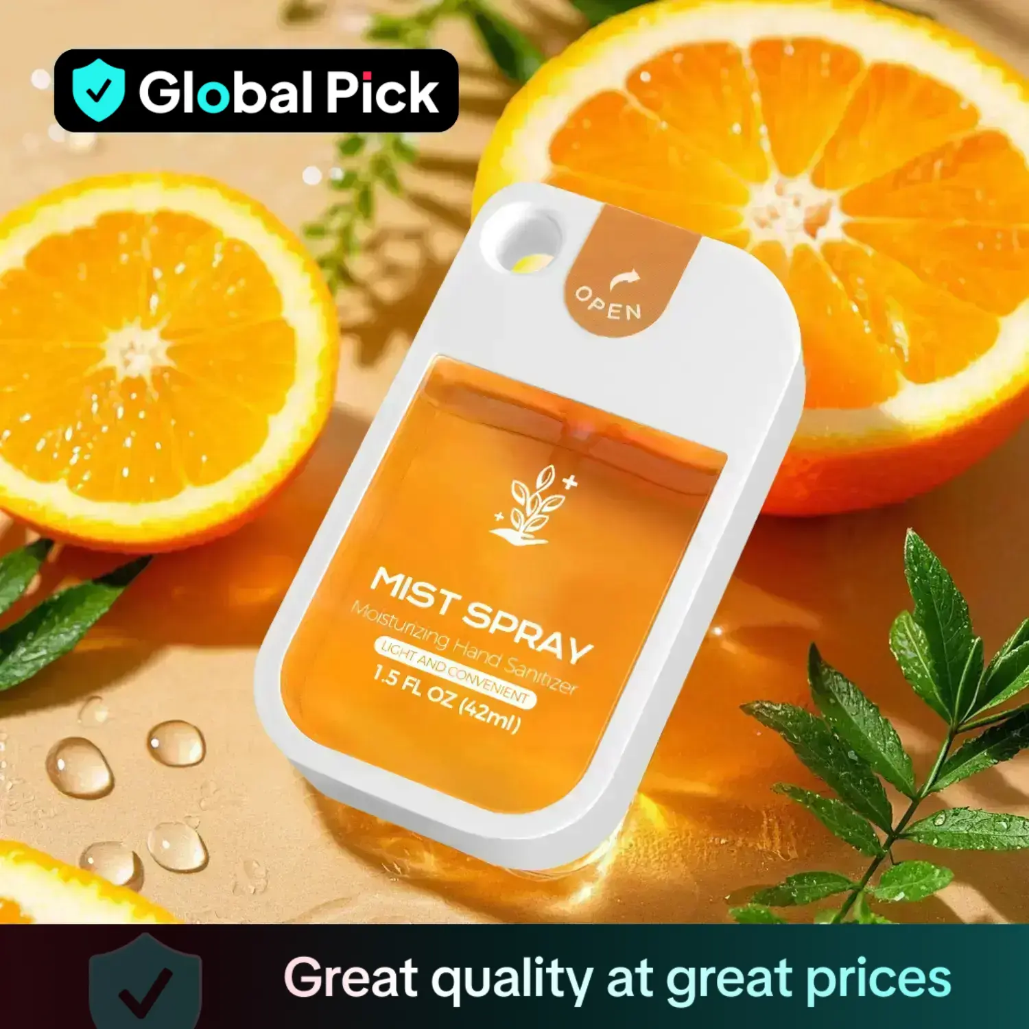 Portable Travel Size Hand Sanitizer Spray, Mini Mist Spray Hand Sanitizer, Hydrate Refresh Hand Wash Spray for Women & Girls, Travel Essentials, Trave