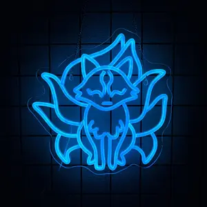 Fox Neon Sign for Wall Decor,Animal LED Neon Lights for Bedroom, Living Room, Bar, Cafe, Home Decor,Gifts for Kids,Fox Lover