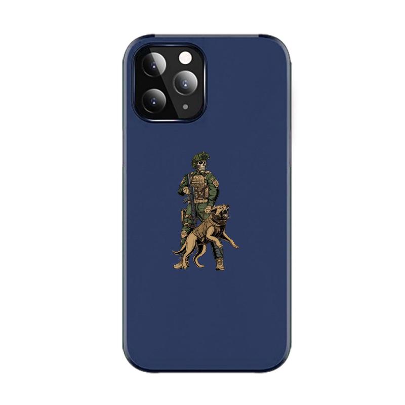 Special Forces Skeleton with Military Dog Sticker, Tactical K9 Vinyl Decal for Helmet, Car, Ammo Case