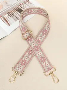 Embroidered Adjustable Shoulder Strap for Crossbody Bag, Cross Strap Design, Multi-Functional Shoulder Bag Accessory, Fashionable Practical Bag Charm