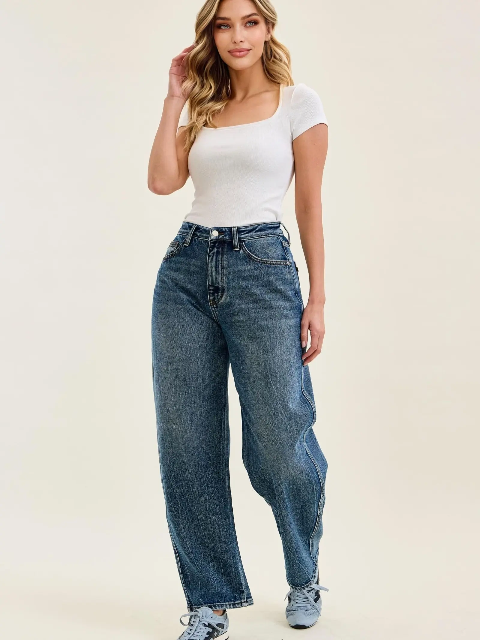 Angie Judy Blue HW Rigid Magic Jean