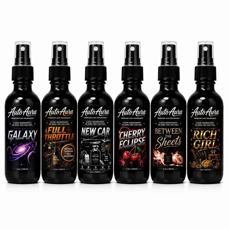 Auto Aura Signature Bundle (6 Pack) – 2oz Fragrance Sprays