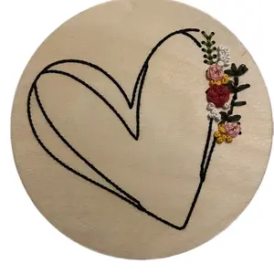 DIY Heart Embroidery Kit, embroiderykit