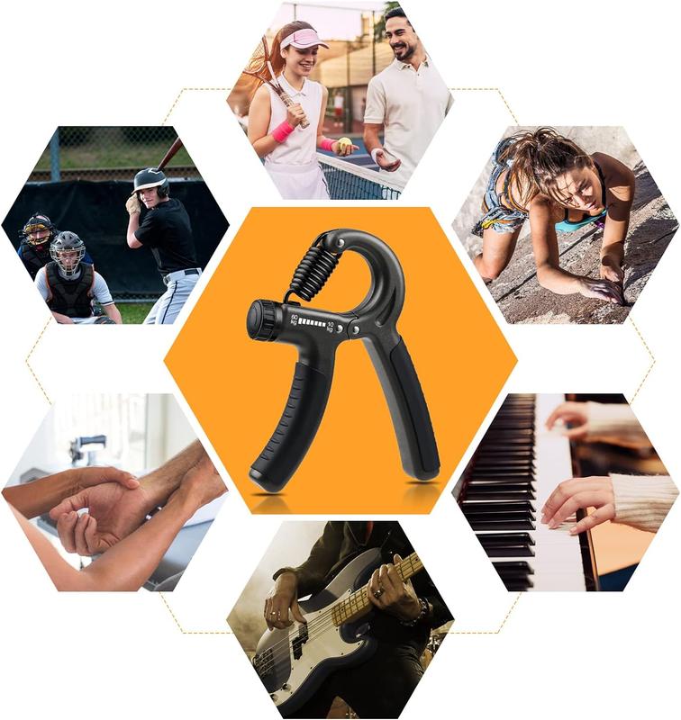 Adjustable Forearm Strengthener - Grip and Hand Strength Trainer (11-132lbs/5-60kg) - Ideal for Musicians, Athletes, and Hand Injury Recovery forearm gripper Adjustable Forearm Strengthener - Grip and Hand Strength Trainer (11-132lbs/5-60kg) - Ideal for Musicians, Athletes, and Hand Injury Recovery forearm gripper