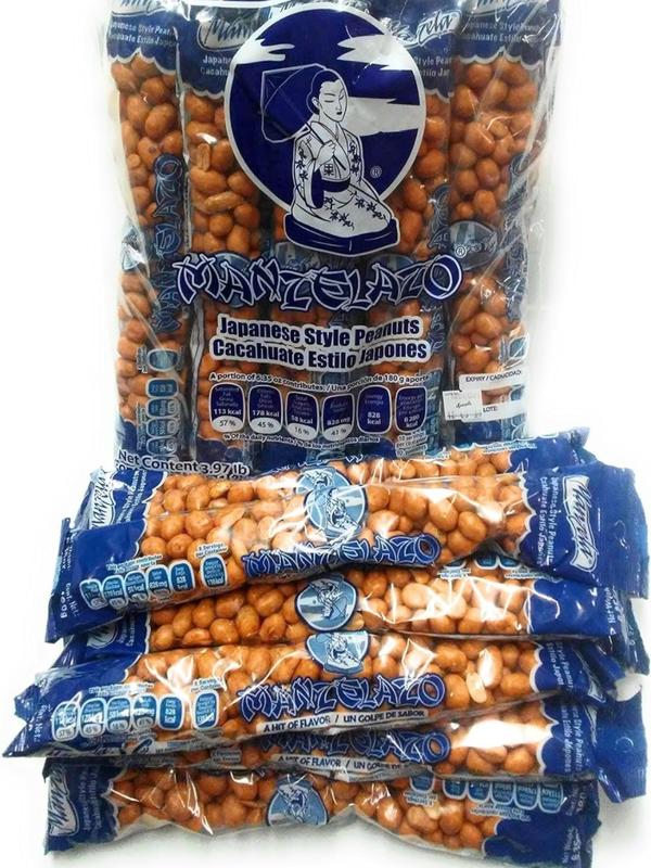 Manzela Japanese Style Peanuts 10 count 6.35oz. each / Cacahuates Estilo Japonés 10pz de 180grs