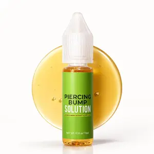 Piercing Bump Solution – Piercing Care for Ear, Nose & Body – Soothes Keloid Bumps, Reduces Redness & Irritation, Promotes Healing – 15ml
