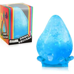 Dream Squishy Drop Squishy Stress Ball,Water Drop Fidget Stress Ball,Ice Squishys Stress Cube-Drop Malt Sugar Balls Sensory for Relief Anxiety Anxiety Relief Products