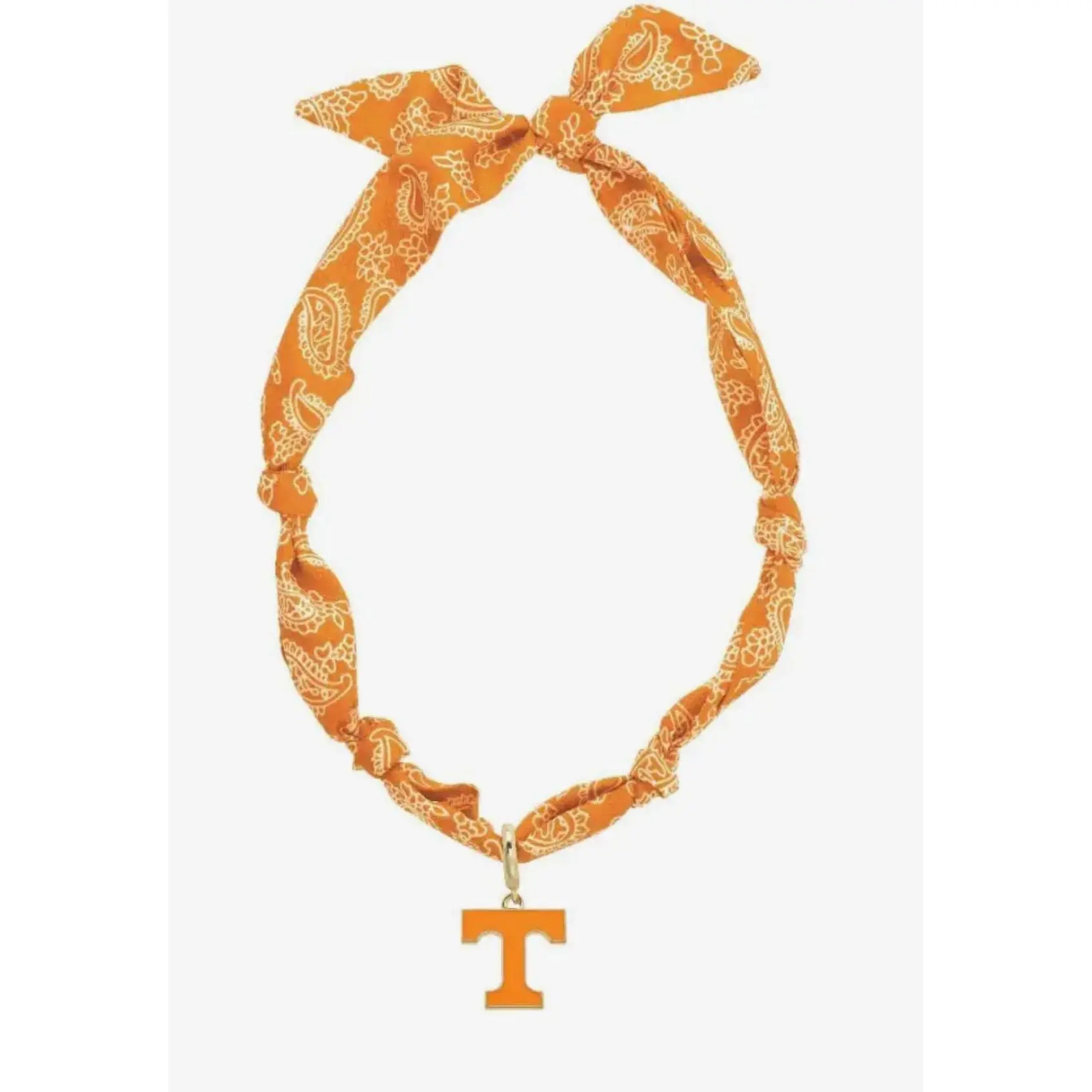 Tennessee Volunteers Logo Bandana Scarf Necklace - Durable & Lightweight Team Spirit Accessory for Events
