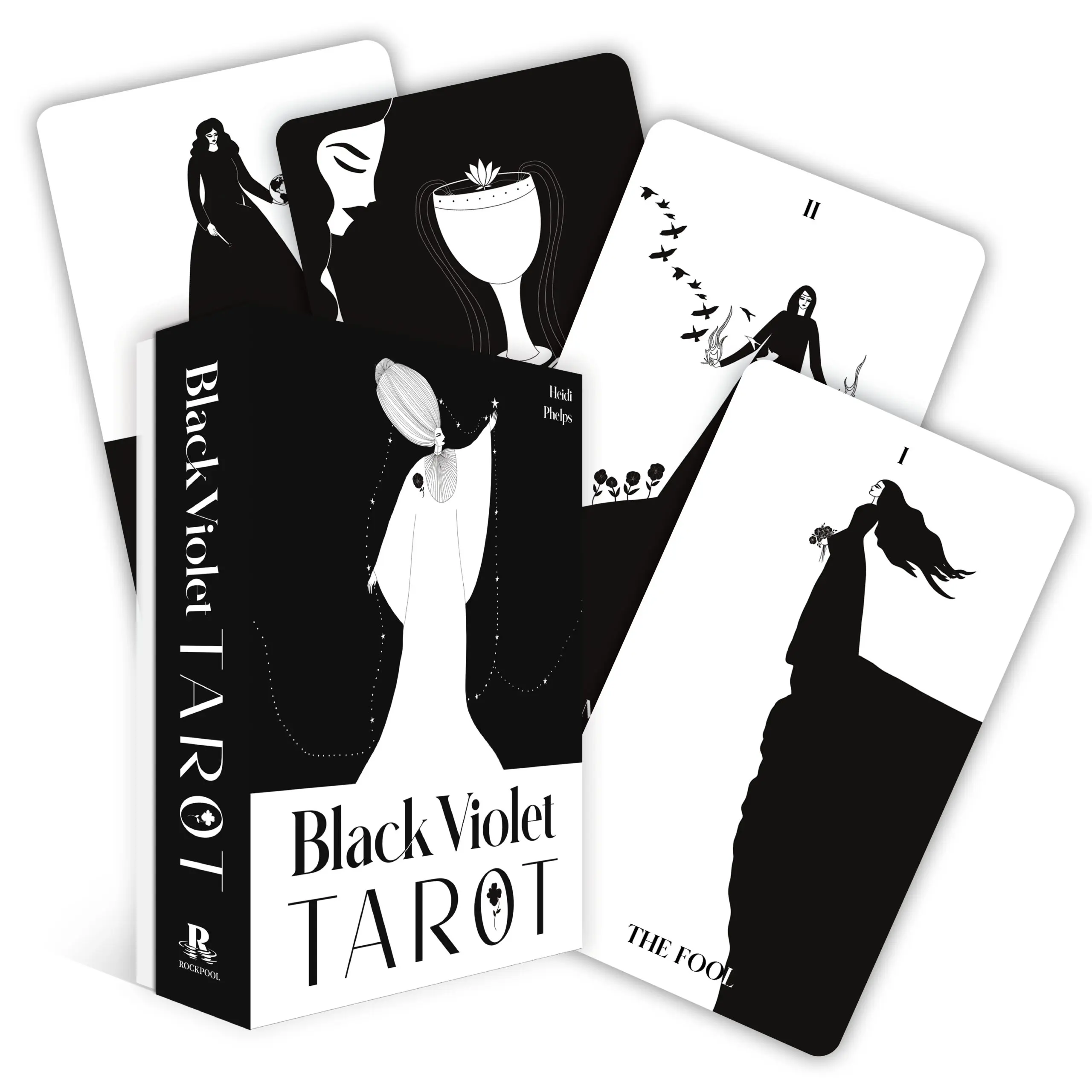 Black Violet Tarot — Heidi Phelps Dark Botanical 78-Card Deck