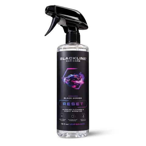BLACKLINE Reset Series Gentle APC Formula 16oz Scented Liquid Automobile Cleaner - Auto Detailing Supplies, Streak-Free, Suede-Safe, Leather-Safe, Oils & Dirt Lift, 7 Signature Scents, Scent Booster, for Cars & Luxury Furniture