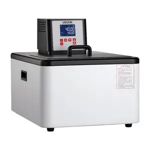 VEVOR Laboratory High-Temperature Circulating Oil Bath, Up to 300/572, 30 L Lab Constant Temperature Heating Tank, 0.1 High Precision, Internal and External Dual Circulation, for Laboratory