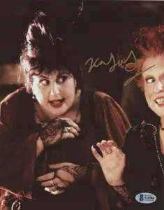 Kathy Najimy Signed "Hocus Pocus" 8x10 Photo (Beckett COA) Mary Sanderson