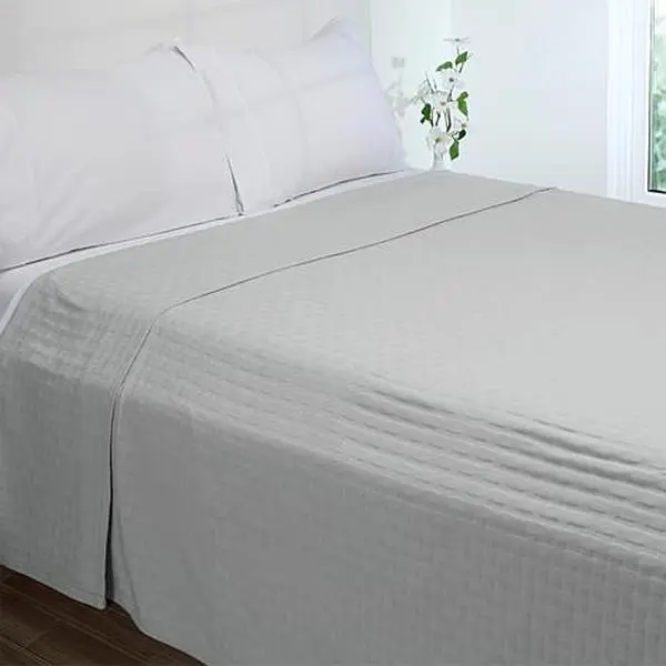 Concierge Collection 100% Cotton Herringbone Rib Blanket