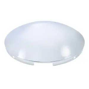 United Pacific – 4 Even Notched Chrome Dome Front Hub Cap – 7/16″ Lip – 10106