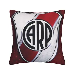 1 piece Legendary team River Plate FC 1 throw pillow cover Decorative Pillowcases for Cozy Living Room and Bedroom Soft Durable and Machine Washable Cores Not Included