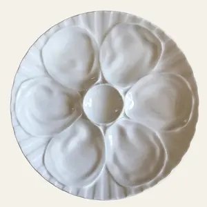 Vintage French Oyster Plate