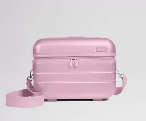 The Train Case in Glacial Pink
