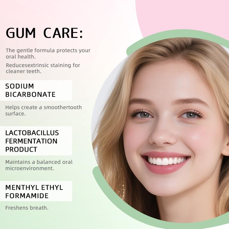 Probiotic Solid Toothpaste Tablets OEM Removes Tooth Stains, Freshens Breath, Eliminates Bad Breath, Portable Mouthwash Tablets