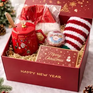 Christmas Gift Box Unboxing! Santa Mug + Hat + Cozy Socks