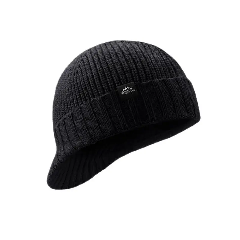 Winter Hats for Men Women - Thick Warm Stylish Knit Beanie Hat, Soft Stretch Cute Womens Winter Hats with Visor