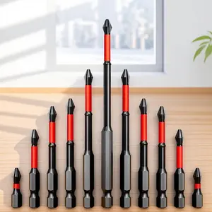 High Torque Replaceable Screwdriver Bits Set, Anti-Slip & Anti-Rust Impact Drill Bit Set, Industrial Grade Durable Bit Accessories for Home DIY Repair