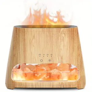 2-in-1 Air Purifier, Humidifier and Water Filter for Home and Office. Ultrasonic Essential Oil Diffuser and Himalayan Salt Lamps, Flame Humidifier-Aromatherapy Diffuser, Home Decoration, Hot TikTok, Star Products, TikTok Recommend.