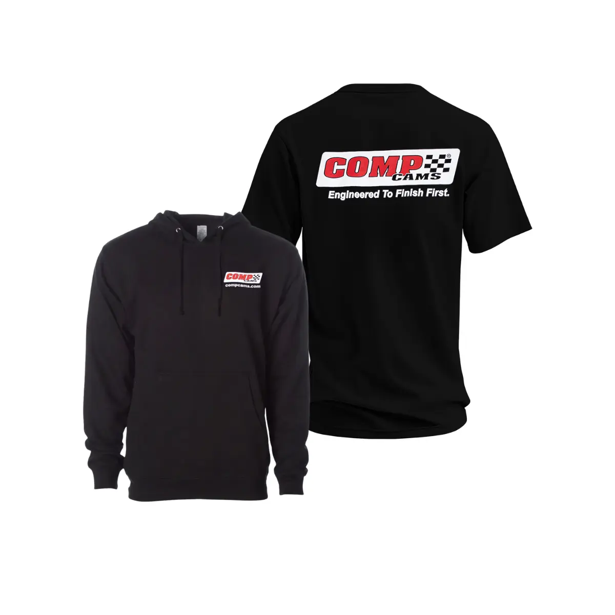 Comp Cams Racing Logo T Shirt for Men & Women, 2 Sides Vintage Performance Brand Graphic Tee, Soft Cotton Blend Shirt, Minimal Garage Outfit, Car Lover Gift