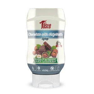 Mrs. Taste Chocolate Hazelnut Syrup - 100% Natural, No Sugar, Zero Sodium, Vegetable Origin, Suitable for Diabetics and Children - Flavor
