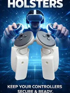 VR Controller Holsters! Color Options! Affordable, Virtual Reality Headset Video Glasses