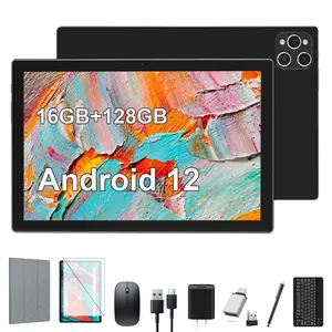 Tablet 2024 Latest Android 13 Tablet 128GB + 16GB (8+8 Expand) Large Storage, 2 in 1 Tablet with Keyboard, Octa-Core Processor Tablet 10 Inch Screen, 5G WiFi Tablet Bluetooth/Mouse/Case/13MP Camera