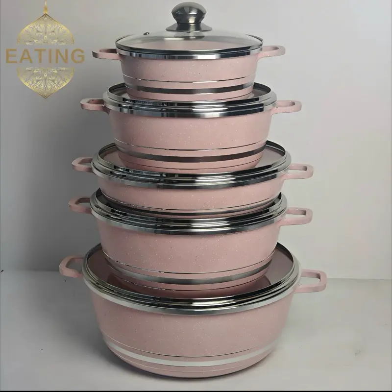 2026 Non stick Die Casting Aluminum Duty Heavy Gadget kit Durable dishwasher safe Cookware set