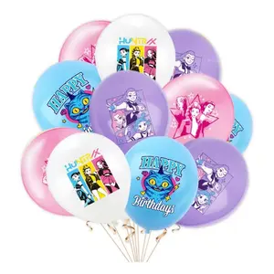 Random 12pcs K-Pop Demon Hunter Tiger and Hot Latex Balloons, Decoration, Perfect for Birthday, Wedding, Baby Shower, Anniversary, Graduation, Princess Party