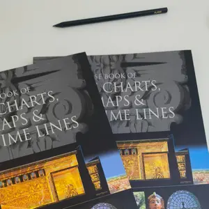 Bible Charts, Maps & Timelines Spiral Bound Book - Detailed Visual Study Aids for Daily Bible Reading, Perfect for Christians & Bible Study Groups