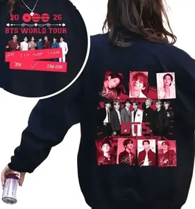 Bangtan Members Arirang Unisex Heavy Cotton Tee, Bangtan Concert World Tour Merch & Gift 2026, Bangtan 2026 Album Songs Concert Tee P8P 1