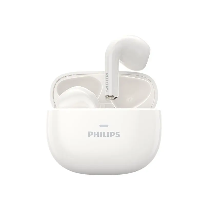 Philips TAT1040 Semi-in-Ear Wireless Bluetooth 6.0 Headphones - Electronic Audio Device with AI Call Noise Cancellation, 13mm Bass Driver, 14H Playtime, Charging & Sync Capabilities, Connection Earbuds Black