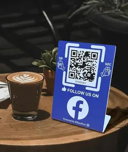 Smart Social Proof Stand – NFC & QR Code – Gain More Followers & Google Reviews