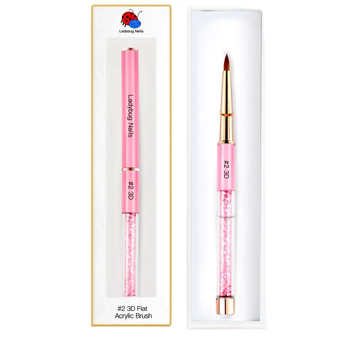 Deluxe 3D Kolinsky Brush #2
