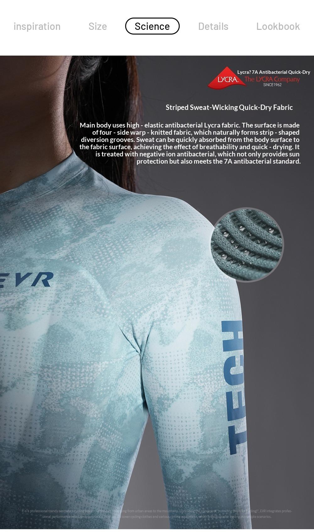 EVR26 New “Light Dust Era” Spring/Summer Women’s Long-Sleeve Cycling Top, Sun Protection, Quick Dry, High Stretch (Item No.: 2620) — Road Bicycle Jersey