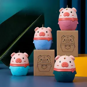 Cute Pig Design Toothpick Holder, 1 Count Creative Cartoon Toothpick Dispenser, Toothpick Storage Box for Home Office Dormitory School, Organizer