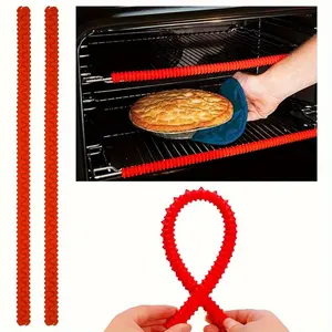 Oven Rack Edge Guards - Heat Resistant Oven Shelf Protectors, , Food Safe, Burn Prevention, Kitchen Tool for Oven Safety, Accessories
