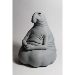 Zhdun Meme Homunculus Loxodontus Plaster Gypsum Sculpture Piggy Money Bank