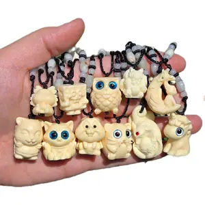 Tagua Nut Character Necklaces