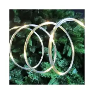 15 ft Battery Operated LED Rope Light Warm White LED Technology for Indoor Outdoor Decor Events
