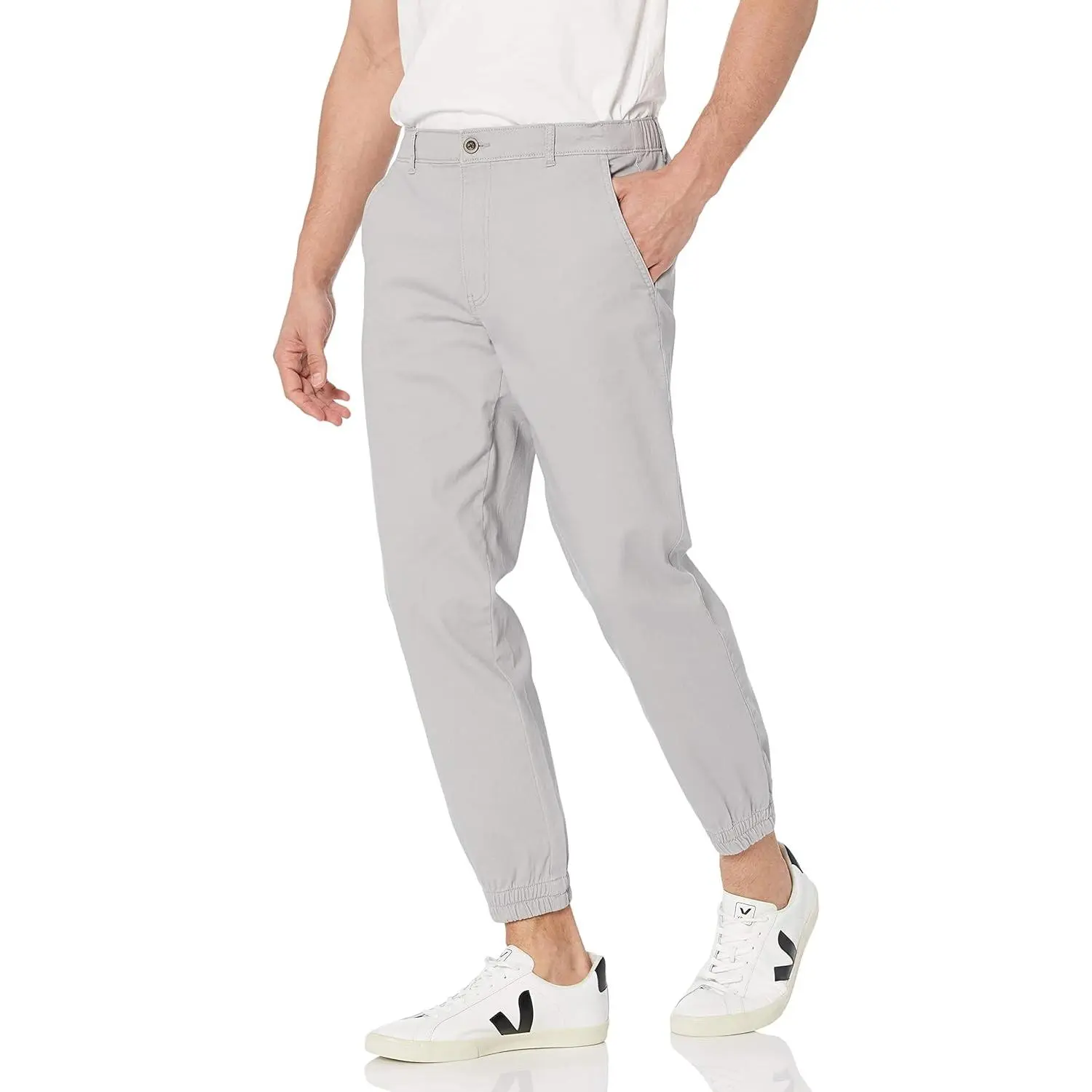Essentials mens Straight-Fit Chino Jogger Pant